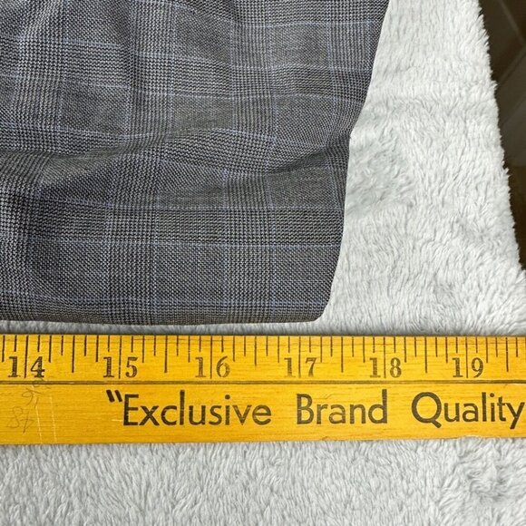 Burberry Grey Blazer 100% Wool Men’s Size 46 - Picture 4 of 15